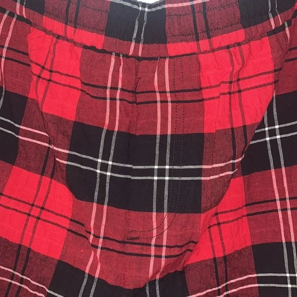 Simone Rocha x H&M Red Plaid Pants (Size Medium) - Picture 4 of 8
